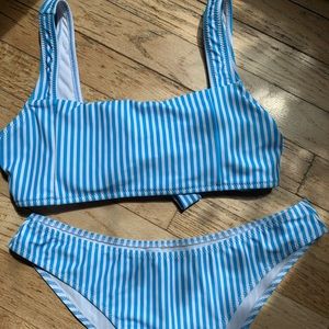 Blue Stripped Never Worn Bikini